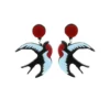 Collectif Rockabilly Swallow Earrings