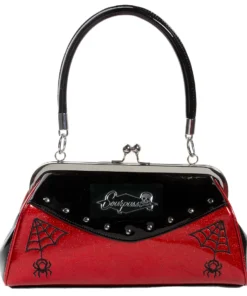 Sourpuss Clothing Sourpuss Webbed Widow Purse - Red/Black
