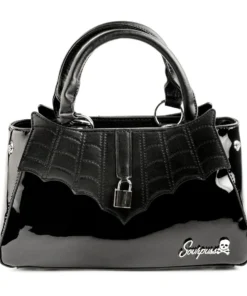 Sourpuss Clothing Sourpuss Locked Out Purse - Glossy Black