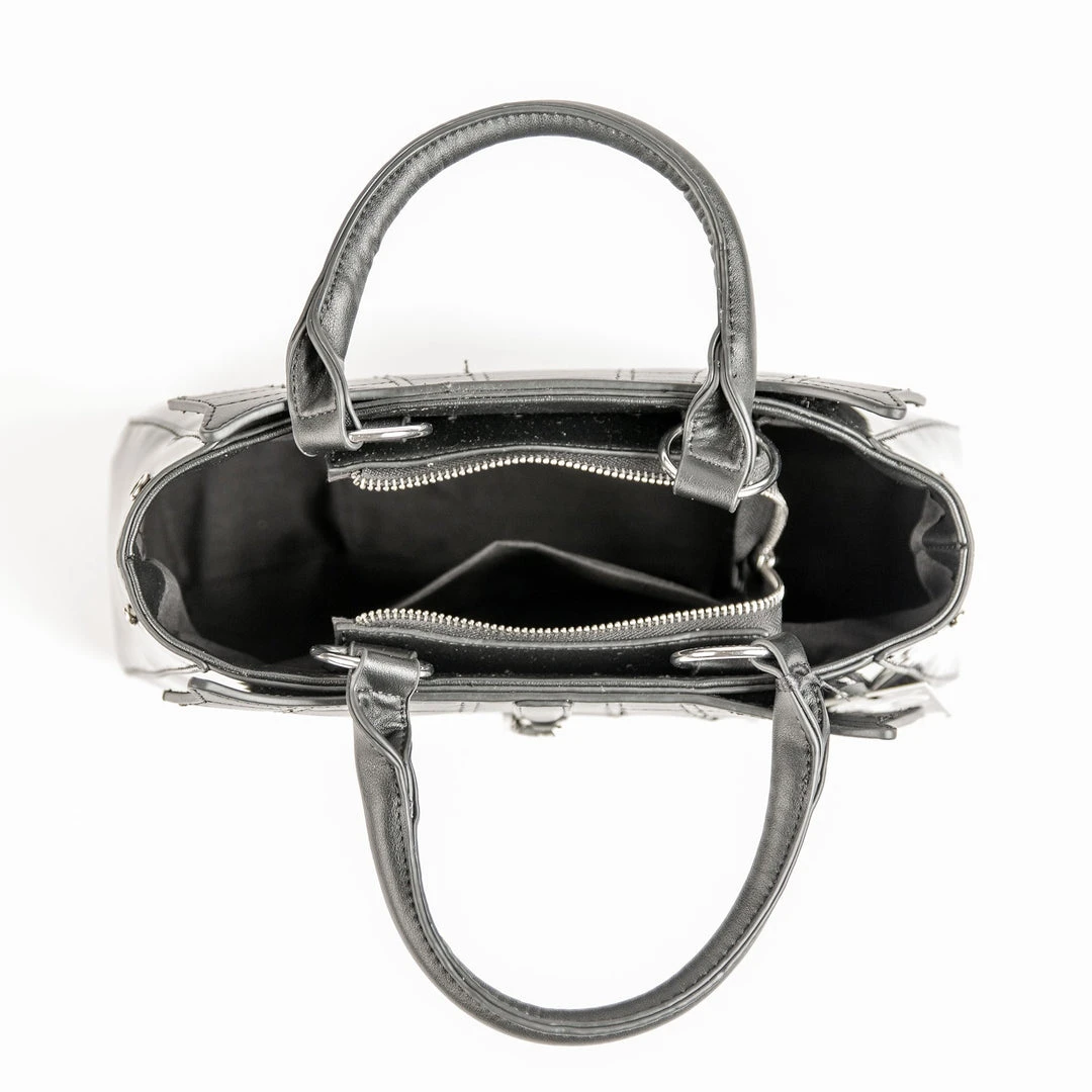 Sourpuss Clothing Sourpuss Locked Out Purse - Glossy Black 6 Sourpuss Clothing Sourpuss Locked Out Purse - Glossy Black