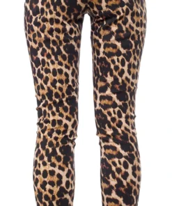 Sourpuss Clothing Sourpuss Essential 5 Pocket Pants - Leopard