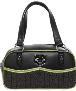 Sourpuss Clothing Sourpuss Jinx Tessa Purse In Black/Green