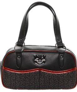 Sourpuss Jinx Tessa Purse - Black & Red Sourpuss Clothing
