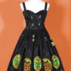 The Oblong Box Shop Swamp Creature Tiki Mug Sweetheart Dress