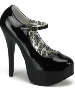 Pleaser Bordello Mary Jane - Black