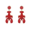 Collectif Upside Down Lobster Earrings