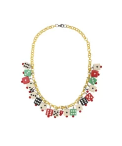 Collectif Vegas 40s Dice Necklace